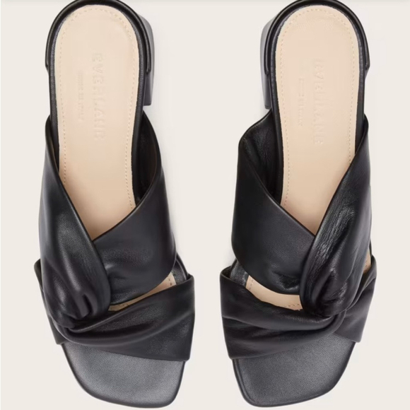 SOLD Everlane The Day Twist Heel Black - Picture 5 of 6
